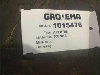As en onderdelen LIEBHERR