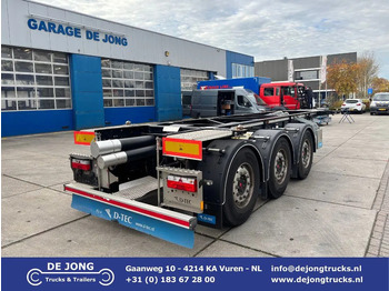 Containertransporter/ Wissellaadbak oplegger D-TEC