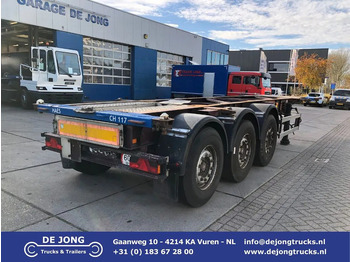 Containertransporter/ Wissellaadbak oplegger DESOT