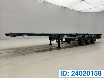 Containertransporter/ Wissellaadbak oplegger FRUEHAUF