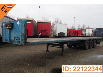 Open bak met boorden oplegger RENDERS