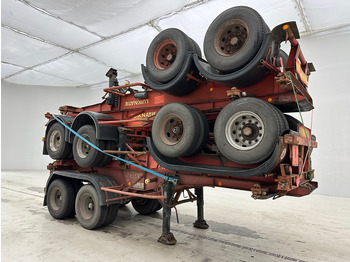 Containertransporter/ Wissellaadbak oplegger Van Hool Stack 4 x skelet 20 ft: afbeelding 3 Containertransporter/ Wissellaadbak oplegger Van Hool Stack 4 x skelet 20 ft: afbeelding 3