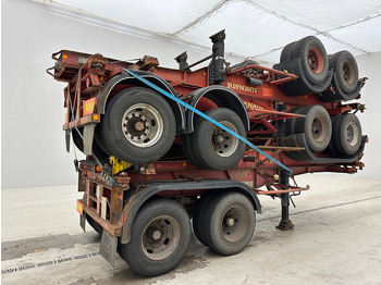 Containertransporter/ Wissellaadbak oplegger Van Hool Stack 4 x skelet 20 ft: afbeelding 4 Containertransporter/ Wissellaadbak oplegger Van Hool Stack 4 x skelet 20 ft: afbeelding 4