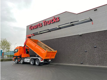 Kipper vrachtwagen, Kraanwagen Scania R650 V8 NGS XT 8X4 + KIPPER + FASSI F275A.2.25 KRAAN/KRAN/CRANE/GRUA: afbeelding 3