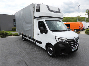Schuifzeilen bestelwagen RENAULT MASTER  TARPAULIN 10 PALLETS CRUISE CONTROL LED LIGHTS PNEUMATICS AIR CONDITIONING  165HP: afbeelding 4