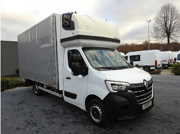 Schuifzeilen bestelwagen RENAULT MASTER TARPAULIN 10 PALLETS WEBASTO CRUISE CONTROL AIR CONDITIONING LED LIGHTS PNEUMATICS  165HP: afbeelding 4