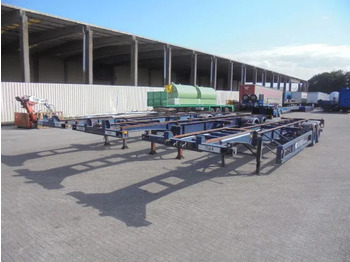 Containertransporter/ Wissellaadbak oplegger