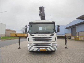 Haakarmsysteem vrachtwagen, Kraanwagen Scania P370 8X2 HAAK + KRAAN NL TRUCK LOW KM: afbeelding 2