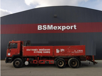 Vrachtwagen met open laadbak MAN 25.422