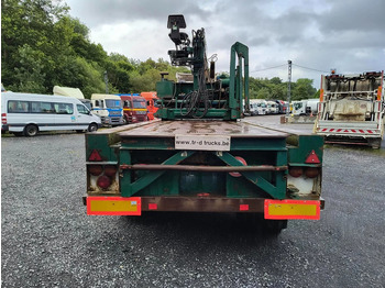 Open bak met boorden oplegger EKW WITH FONCTIONING (!) GLIDING CRANE: afbeelding 5