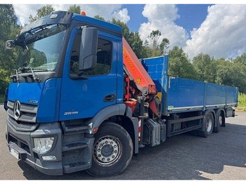 Vrachtwagen met open laadbak, Kraanwagen Mercedes-Benz Antos 2535: afbeelding 2 Vrachtwagen met open laadbak, Kraanwagen Mercedes-Benz Antos 2535: afbeelding 2