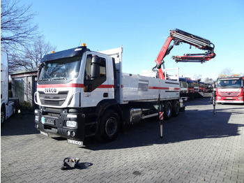 Vrachtwagen met open laadbak IVECO Stralis 420