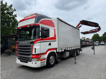 Vrachtwagen met open laadbak SCANIA R 480