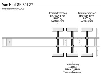Kipper oplegger Van Hool SK 301 27: afbeelding 4