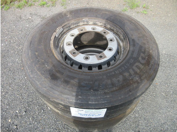 Band voor Vrachtwagen Bridgestone 385 / 65 R 22.5 OPLEGGER BANDEN MET STAAL WIEL: afbeelding 2