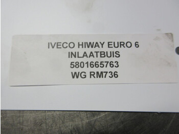 Motor en onderdelen voor Vrachtwagen Iveco 5801665763 INLAAT BUIS HI WAY EURO 6: afbeelding 2