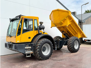 Kiepwagen met knikbesturing