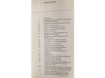 Inbindmachine Heidelberg OHT Manual "Winke für den Maschinenmeister" (Hints for the Machine Operator): afbeelding 2