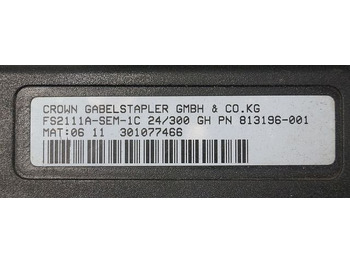 ECU voor Intern transport Crown 813196-001 | Rij regeling drive controller FS2111A-Sem1 C 24/300 mat:06113: afbeelding 2