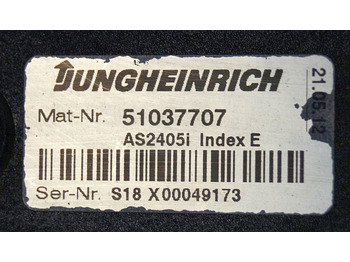 ECU voor Intern transport Jungheinrich 51037707 | Rij regeling driving controller AS2405i index E Sw. 1,31: afbeelding 2
