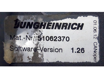ECU voor Intern transport Jungheinrich 51037707 | Rij regeling driving controller AS2405i index E Sw. 1,31: afbeelding 3