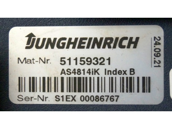 ECU voor Intern transport Jungheinrich 51159321 | Rij/hef regeling drive/lifting controller AS4814Ik Index: afbeelding 4