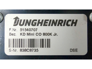 Instrumentenpaneel voor Intern transport Jungheinrich 51540707 | Display KD mini Co 800K Jr. sn. 838C8735: afbeelding 3