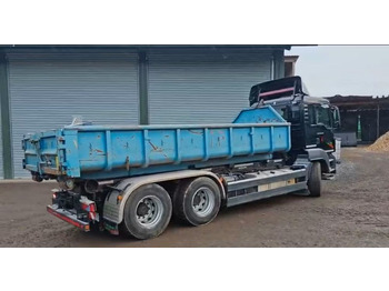 Haakarmsysteem vrachtwagen MAN TGS 26.440 6x4 – Meiller z systemem HDS (roll-off) + Kontener + Przyczepa – Euro 5: afbeelding 4