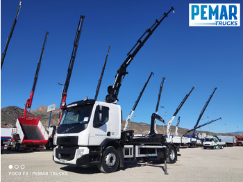 Kipper vrachtwagen, Kraanwagen VOLVO FE 280 GRUA MULTILIFT 18T EURO 6: afbeelding 4