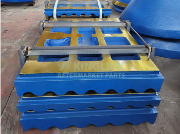 Onderdelen voor Bouwmachine KINGLINK C96 LT95 Fixed And Movable Jaw Plates of Jaw Crusher Spare Parts: afbeelding 2 Onderdelen voor Bouwmachine KINGLINK C96 LT95 Fixed And Movable Jaw Plates of Jaw Crusher Spare Parts: afbeelding 2