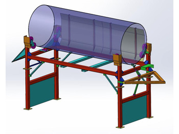 Nieuw Zeefinstallatie Siebtrommel Gestell Neu passend für Doppstadt Eggersmann Komptech: afbeelding 3