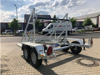 Haspelwagen Vermietung / Kabelanhänger 3000KG / Nutzlast 2322KG / Kabeltrommel-Anhänger / Glasfaser/ 1 Woche: afbeelding 4