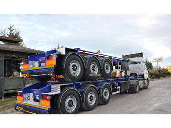 Containertransporter/ Wissellaadbak oplegger voor het vervoer van containers Özgül SKELATAL CONTAINER CHASSIS: afbeelding 3