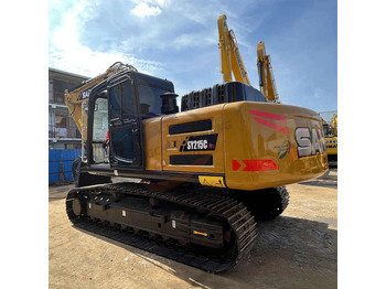Graafmachine Used Excavator for Sale Sany Sy215C From Japan Contact for More Excavator: afbeelding 3