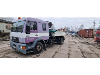 Kipper vrachtwagen MAN