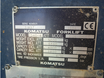 Intern transport KOMATSU
