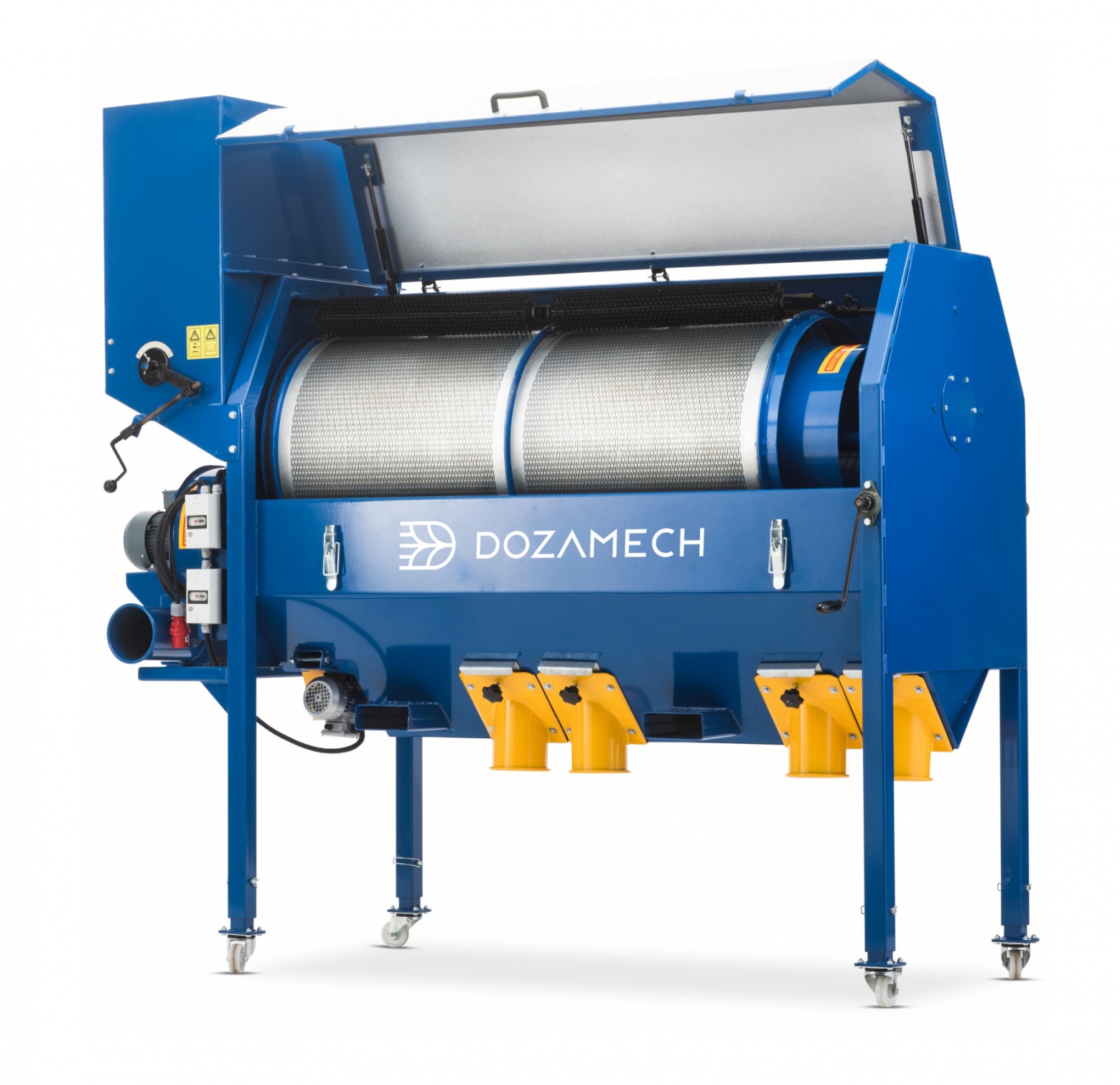 Leasing Dozamech Getreidereingier / Grain cleaner / Nettoyeur de céréales / Limpiadora de tambor para cerea / Pulitrice a tamburo per cereali / Барабанный очиститель для зерновых культур / Czyszczalnia bębnowa do zbóż Dozamech Getreidereingier / Grain cleaner / Nettoyeur de céréales / Limpiadora de tambor para cerea / Pulitrice a tamburo per cereali / Барабанный очиститель для зерновых культур / Czyszczalnia bębnowa do zbóż: afbeelding 1