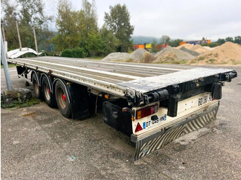 Open bak met boorden oplegger FRUEHAUF
