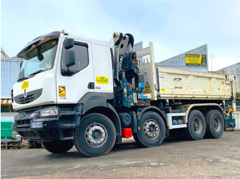 Kipper vrachtwagen RENAULT Kerax 520