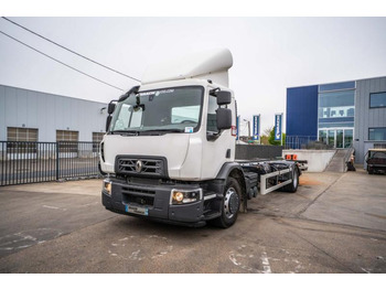 Containertransporter/ Wissellaadbak vrachtwagen RENAULT D Wide 380