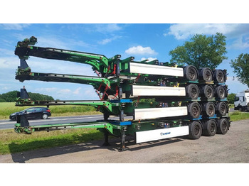 Containertransporter/ Wissellaadbak oplegger KRONE SD
