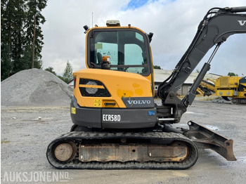 Graafmachine 2016 Volvo ecr58d beltegraver 4301t, tiltrotator, pusseskuff,steinskuff: afbeelding 3