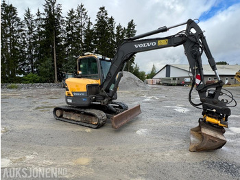 Graafmachine 2016 Volvo ecr58d beltegraver 4301t, tiltrotator, pusseskuff,steinskuff: afbeelding 2