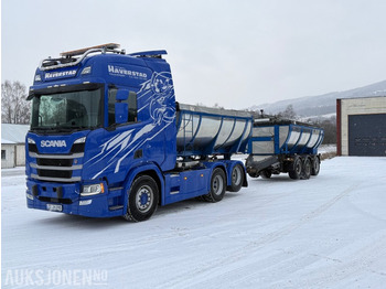Kipper vrachtwagen SCANIA R