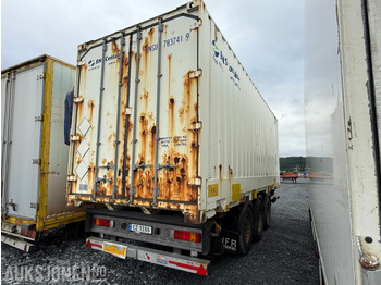 Aanhangwagen 2013 HFR trippelkjerre med container: afbeelding 3