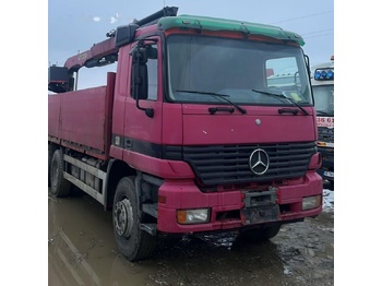 Kraanwagen, Vrachtwagen met open laadbak Mercedes-Benz Actros MP1 6x4 + Palfinger Krane: afbeelding 2