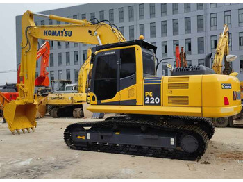 Rupsgraafmachine Second Hand Komatsu excavating machinery PC220-8 Komatsu used excavator PC220-8 crawler excavator in stock: afbeelding 5