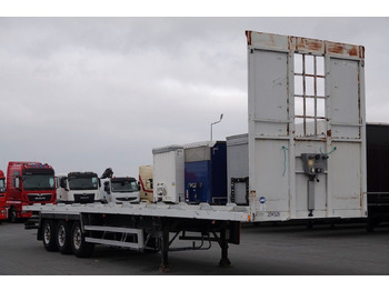 Open bak met boorden oplegger SCHMITZ