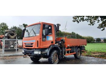 Vrachtwagen met open laadbak, Kraanwagen Iveco ML110-220 4x4 mit Kran+Funk: afbeelding 4