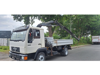 Kipper vrachtwagen MAN 10.163